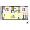 HOPE LODGE Kの間取り画像