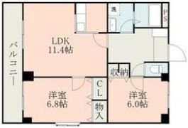 コートベネッセ熊本駅南の間取り画像