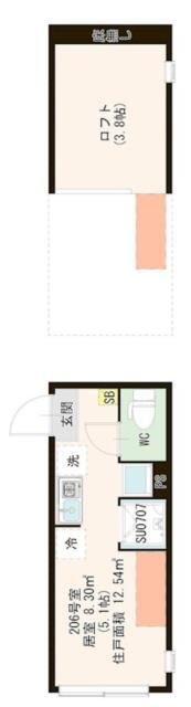 ハーモニーテラス蓮根IVの間取り画像