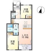 パールハイツ一本杉の間取り画像