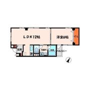 広崎マンションの間取り画像