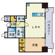 テングッド渡辺通の間取り画像