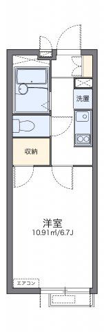 レオパレスサニー川崎の間取り画像