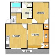 中高津アーバンハイツBの間取り画像