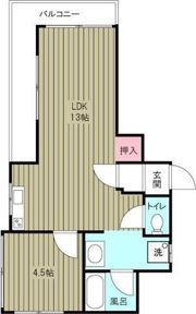 井上マンションの間取り画像