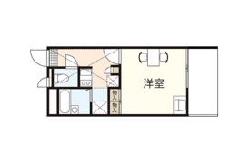 レオパレスジュネス M Kの間取り画像