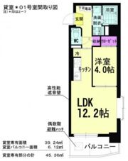 アネシスデュオの間取り画像