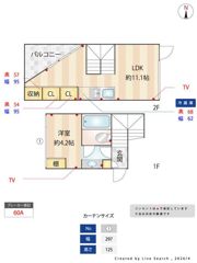 デュフレ自由が丘の間取り画像