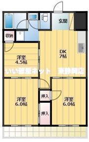 ウイング春日Iの間取り画像