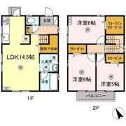 D-room上福岡 B棟の間取り画像