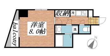メゾン・ド・ヴィレ白金台の間取り画像