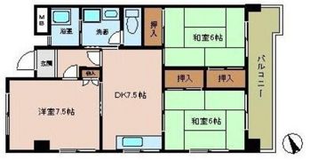 レジデンス観音の間取り画像