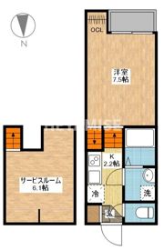 CASA.ⅥK（カーサ ロクケイ）の間取り画像