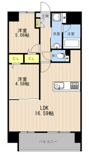 LIBTH菊陽Ⅱの間取り画像