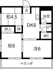 コーポ大晴の間取り画像