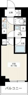 AZEST高島平の間取り画像