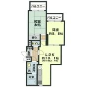 鶴瀬ビューパレーの間取り画像
