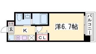 ライジングコート深江本町フラワーパークの間取り画像
