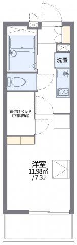 レオパレス今屋敷の間取り画像