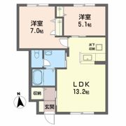 シャーメゾンディアス川内 A棟の間取り画像