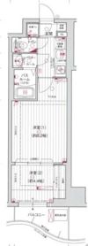 エグゼ難波東の間取り画像