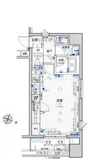 パークウェル秋葉原の間取り画像