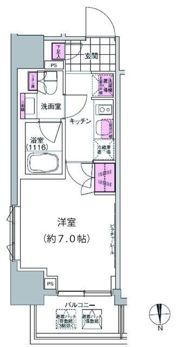 プレジリア東日本橋の間取り画像