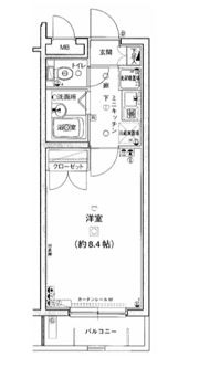 エクセリア荻窪の間取り画像