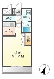 パークヒルズⅠの間取り画像