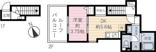 シェ ヌの間取り画像