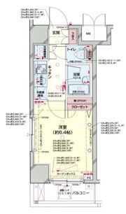 パレステュディオ早稲田ParkViewの間取り画像