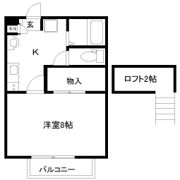 カーサ東照宮Ⅱの間取り画像