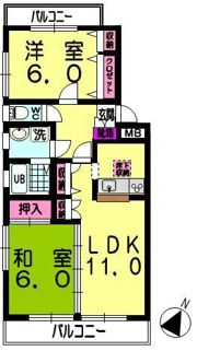 ネクサス東領家の間取り画像