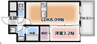Alivis都島通の間取り画像