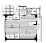 ビレッジハウス若松1号棟の間取り画像