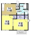 ロジュマン山梨の間取り画像