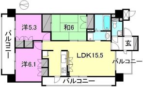 サーパス市駅前の間取り画像
