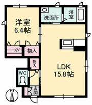 シャーメゾン宮の町Ⅱの間取り画像
