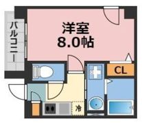 クリスタルグランツ難波の間取り画像