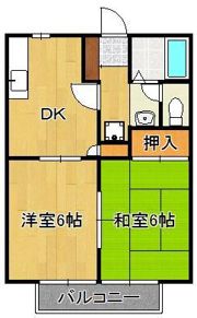 ビーライン力丸の間取り画像