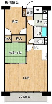 ネオハイツ松江の間取り画像