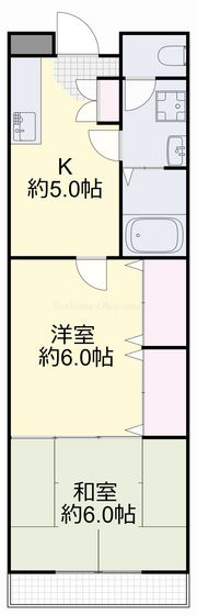 ウッドウォーム景山の間取り画像