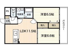 グレースKⅡの間取り画像