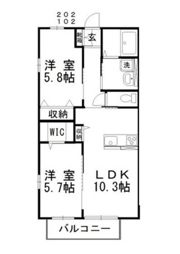 サンハイムSの間取り画像