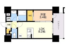 ネストピア東比恵駅前2の間取り画像