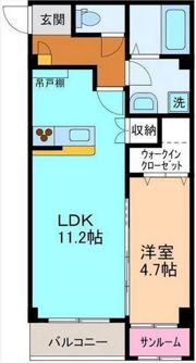 カーサフレンテ長江の間取り画像