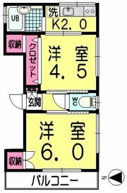 ハイツ富永の間取り画像