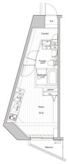 PREMIUMCUBE池袋要町の間取り画像