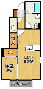 サニーコートB棟の間取り画像