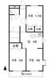 ハイツおその井1号棟の間取り画像